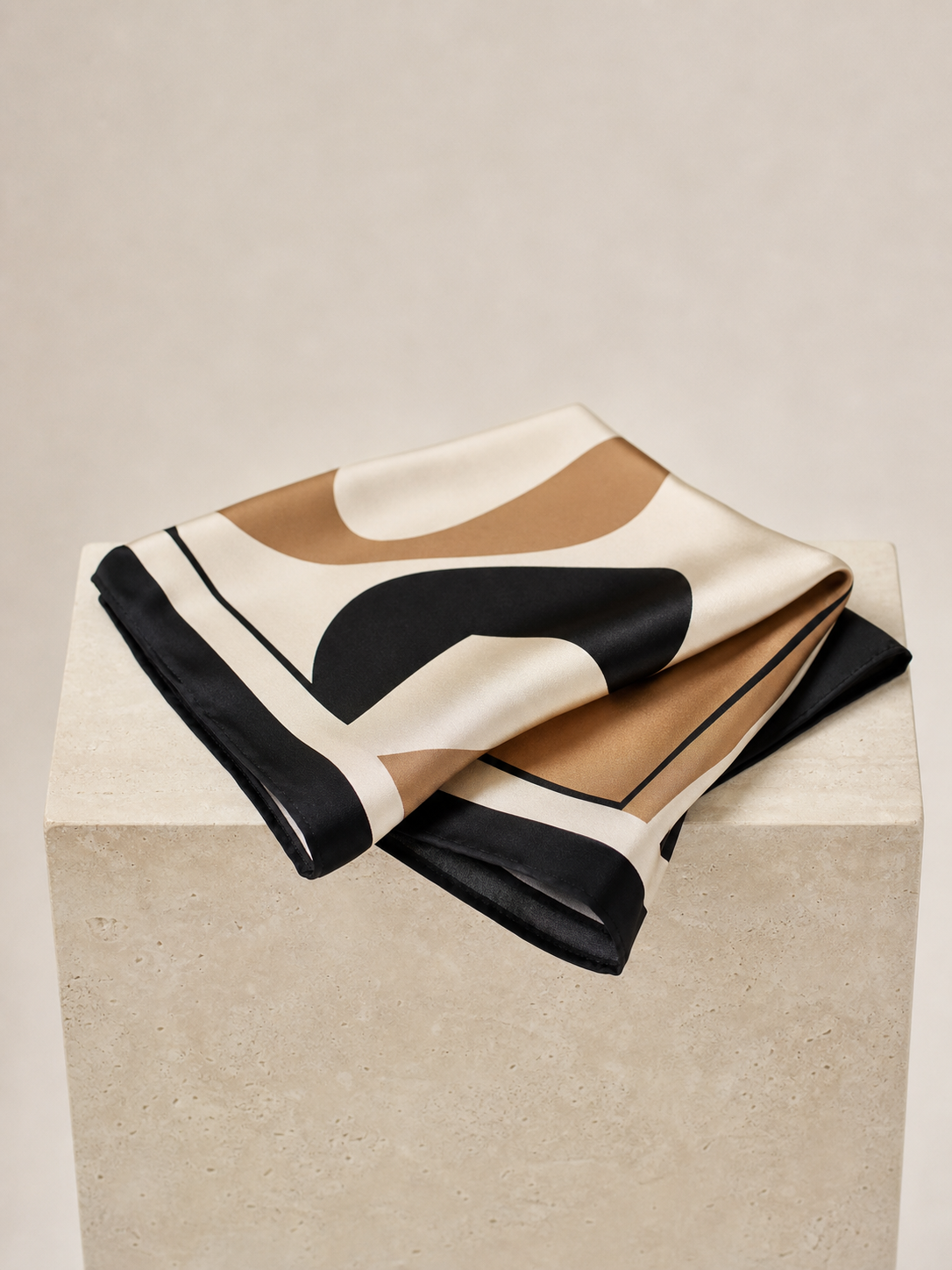 Geometric Silk Scarf